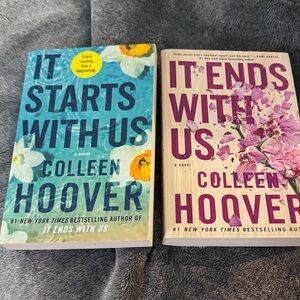 Colleen Hoover Book Set - It Starts With Us & It Ends With Us